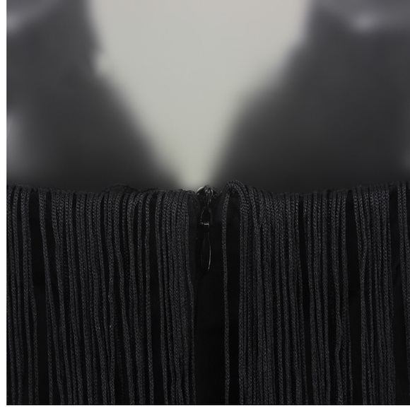 NEW! Black Fringe Jumpsuit - Picture 6 of 7